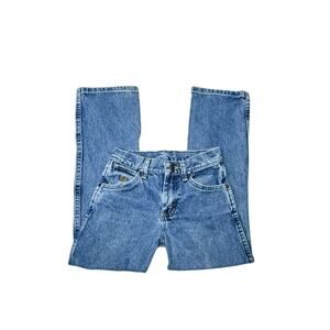 Wrangler Boys' Slim Straight Medium Wash Jeans - Size 8